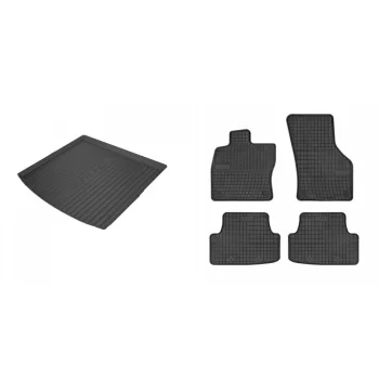   Prémiové gumové autokoberce a gumová vana do kufru Seat Leon ST 5-dveřový 2013-2020 (frogum_DZ549307_ET0397_1)