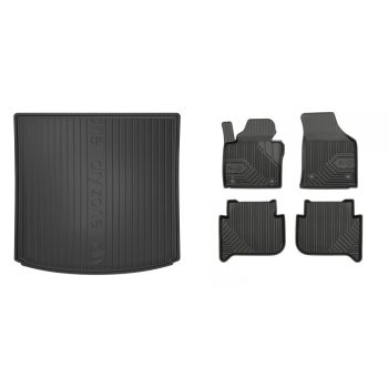   Prémiové gumové autokoberce a gumová vana do kufru VOLKSWAGEN Touran I. 5-dveřový 2003-2010 (frogum_DZ802705_77407183_1)