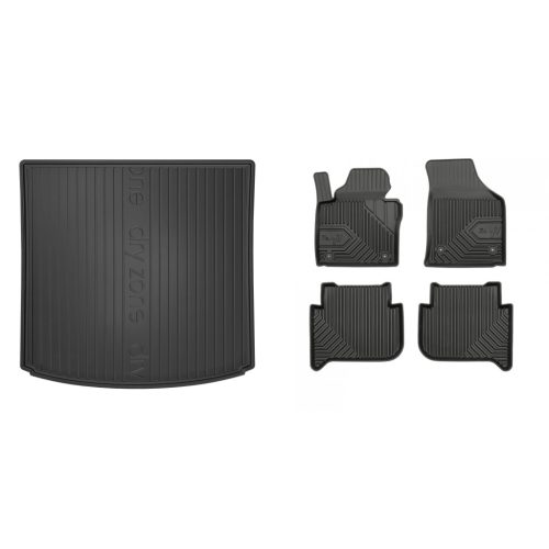 Prémiové gumové autokoberce a gumová vana do kufru VOLKSWAGEN Touran I. 5-dveřový 2003-2010 (frogum_DZ802705_77407183_1)