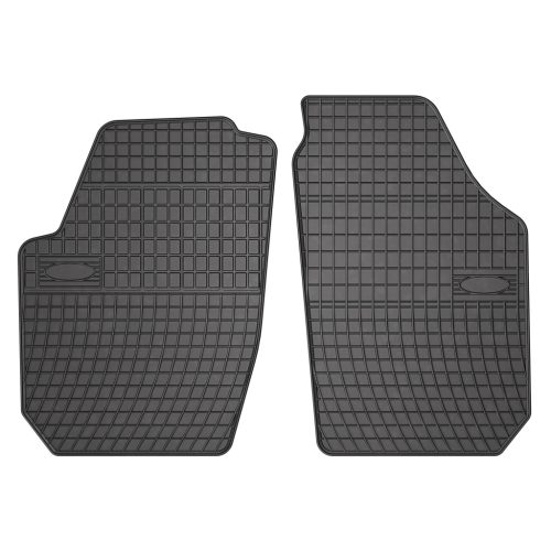 Zesílená oblast paty přesně padnoucí Gumové autokoberce SKODA Praktik Van, 1st row 2006-2015