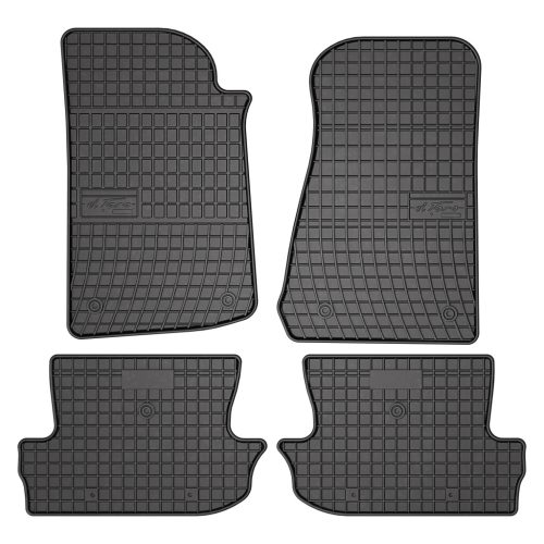 Zesílená oblast paty přesně padnoucí Gumové autokoberce Jeep Wrangler IV SUV, kromě Rubicon od 2017