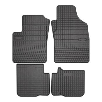   Zesílená oblast paty přesně padnoucí Gumové autokoberce FIAT Panda III Hatchback, Hybrid od 2020