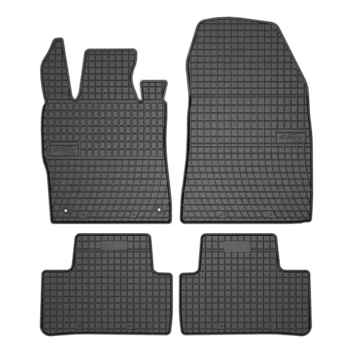 Zesílená oblast paty přesně padnoucí Gumové autokoberce DS DS4 II Hatchback 2021-
