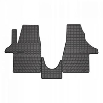   Zesílená oblast paty přesně padnoucí Gumové autokoberce VOLKSWAGEN T6.1 Bus/Transporter T6.1 2019- Csak az přední ülésekhez, 2 üléses