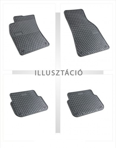 Zesílená oblast paty Gumové autokoberce FORD Courier 2014- (542605)