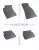 Zesílená oblast paty Gumové autokoberce CITROEN Jumpy II 2007- FIAT Scudo II 2006- PEUGEOT Expert II 2006- TOYOTA ProAce-
