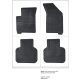 Zesílená oblast paty Gumové autokoberce DODGE Journey 2008-/FIAT Freemont 2011- (546207)