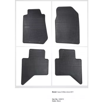   Zesílená oblast paty Gumové autokoberce ISUZU D-MAX 2011- (546672)