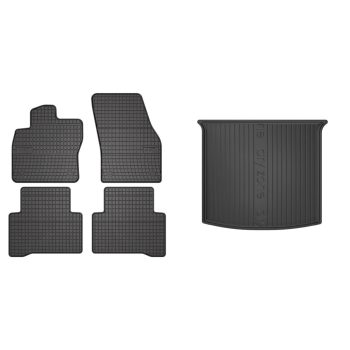   Prémiové gumové autokoberce a gumová vana do kufru VOLKSWAGEN Touran I. 5-dverový 2015-2018 (frogum_ET546993_DZ423619_1)