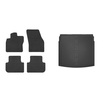   Prémiové gumové autokoberce a gumová vana do kufru VOLKSWAGEN Tiguan All-Space 5-dveřový 2015- (frogum_ET547563_DZ414921_1)