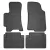 Zesílená oblast paty Gumové autokoberce Daewoo Lanos T100/T150 1997-2002 (704)