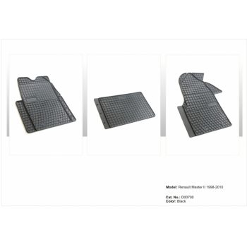   Zesílená oblast paty Gumové autokoberce garnitúra RENAULT Master II 2003-2010 (D00700)
