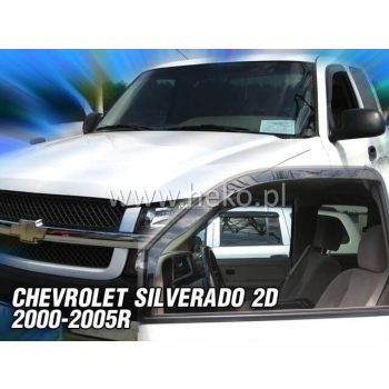   Heko 2 Dílčí deflektor  Chevrolet Silverado 4 dveře double cab 1999-2014 (10525)