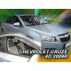 Heko 2 kusový deflektor větru Chevrolet Cruze 4-dveřový sedan 2008-2011, Chevrolet Cruze 4/5-dveřový 2011- (
