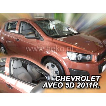   Heko 2 Dílčí deflektor  Chevrolet Aveo 5 dveře hatchback 2011- (10534)