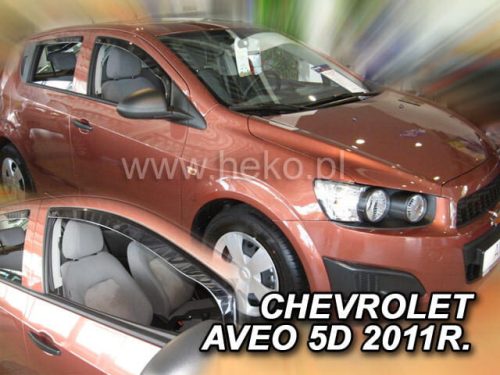 Heko 2 Dílčí deflektor  Chevrolet Aveo 5 dveře hatchback 2011- (10534)