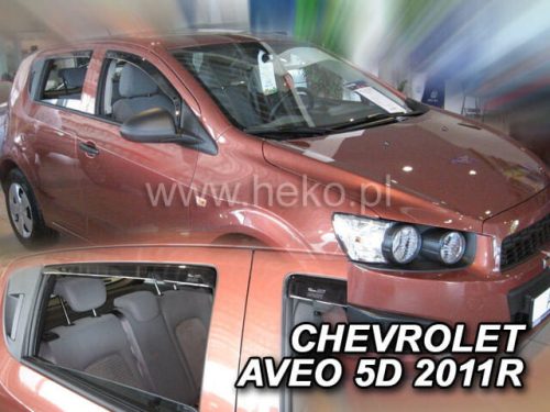 Heko 4 Dílčí deflektor  Chevrolet Aveo 5 dveře hatchback 2011- (10535)