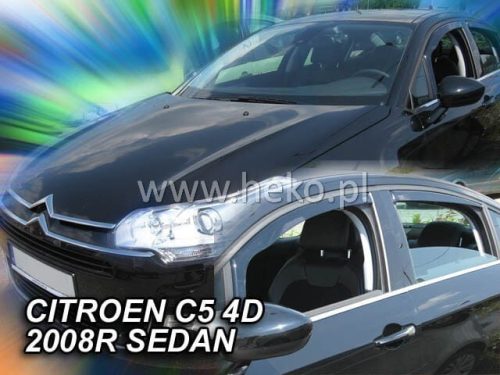 Heko 2 kusový deflektor větru CITROEN C4 4-dveřový sedan 2008-, CITROEN C5 4-dveřový/5-dveřový zkosený há
