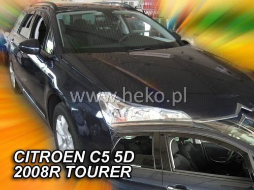 Heko 4 vícekusový Deflektor větru CITROEN C5 5-dveřový zkosený zadní/5-dveřový kombi 2008- (12244)