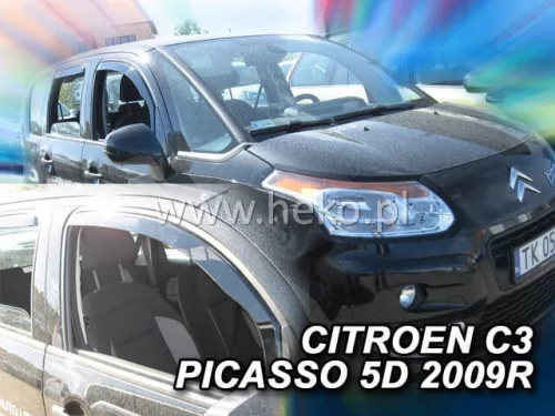 Heko 2 Dílčí deflektor  Citroen C3 Picasso 5 dveře 2009- (12246)
