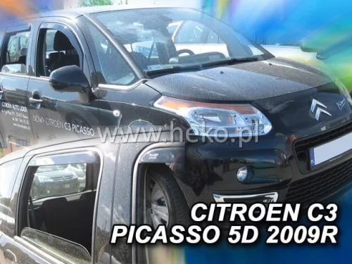 Heko 4 Dílčí deflektor  Citroen C3 Picasso 5 dveře 2009- (12247)