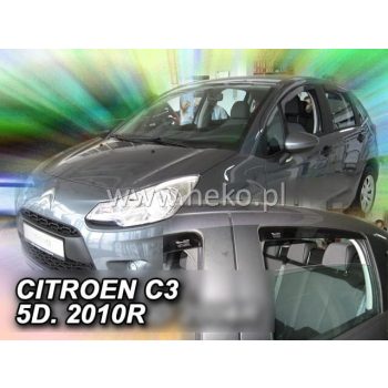   Heko 4 Dílčí deflektor  Citroen C3 5 dveře 2009-2017 (12249)