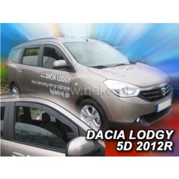  Heko 2 kusový deflektor větru Dacia Dokker SZGK 2013-, Dacia Lodgy 5-dveřový 2013- (13109)