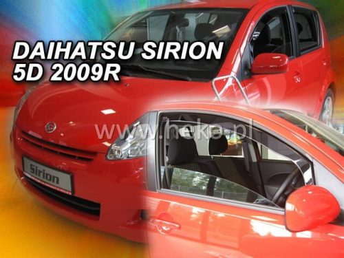 Heko 2 Dílčí deflektor  Daihatsu Sirion 5 dveře hatchback 2006- (13216)