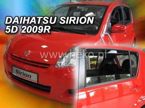 Heko 4 Dílčí deflektor  Daihatsu Sirion 5 dveře hatchback 2006- (13217)