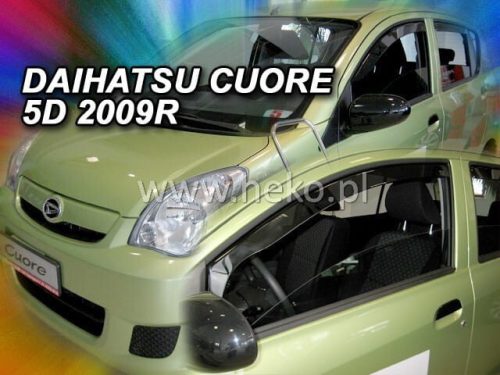 Heko 2 Dílčí deflektor  Daihatsu Cuore 5 dveře hatchback 2007- (13218)