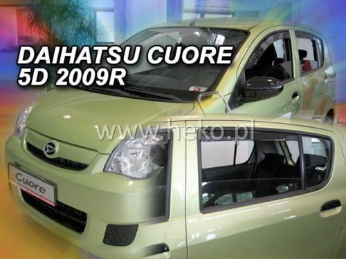 Heko 4 Dílčí deflektor  Daihatsu Cuore 5 dveře hatchback 2007- (13219)