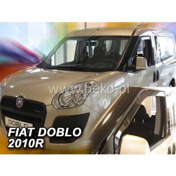   Heko 2 kusový deflektor větru FIAT Doblo 5-dveřový 2010-, OPEL Combo Van C 2/3-dveřový 2011- (15166)