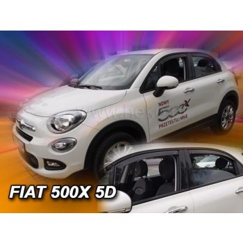   Heko 4 Dílčí deflektor  Fiat 500 X 5 dveře SUV 2015- (15174)