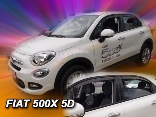 Heko 4 Dílčí deflektor  Fiat 500 X 5 dveře SUV 2015- (15174)