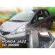 Heko 4 Dílčí deflektor  Honda Jazz 5 dveře hatchback 2008- (17150)