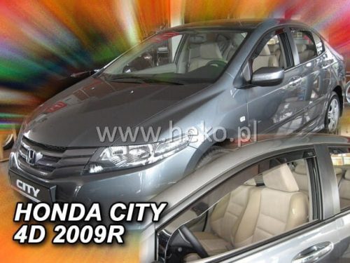 Heko 2 Dílčí deflektor  Honda City 4 dveře sedan 2009- (17152)