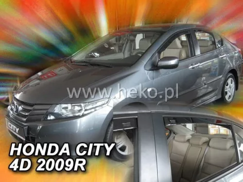 Heko 4 Dílčí deflektor  Honda City 4 dveře sedan 2009- (17153)