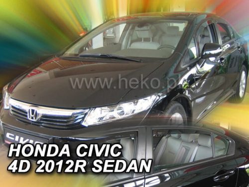 Heko 4 Dílčí deflektor  Honda Civic 4 dveře sedan 2012-
