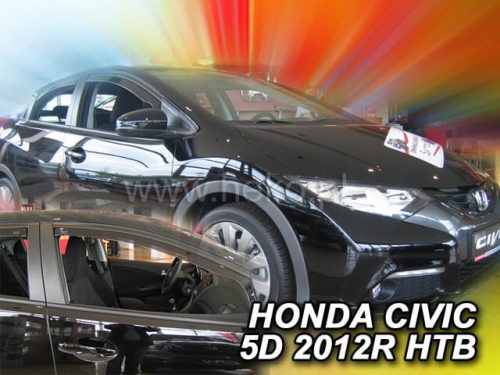 Heko 2 Dílčí deflektor  Honda Civic 5 dveře hatchback 2012- (17162)