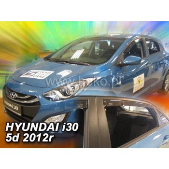   Heko 4 Dílčí deflektor  Hyundai i30 5 dveře hatchback 2012- (17274)