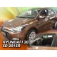 Heko 2 Dílčí deflektor  Hyundai i20/Active/Classic/Comfort/prémium 5 dveře 2015- (17282)