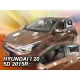 Heko 4 Dílčí deflektor  Hyundai i20/Active/Classic/Comfort/prémium 5 dveře 2015- (17283)
