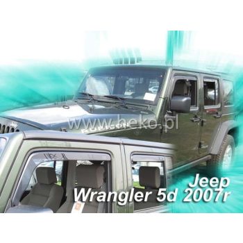   Heko 4 Dílčí deflektor  Jeep Wrangler 5 dveře 2007- (19115)