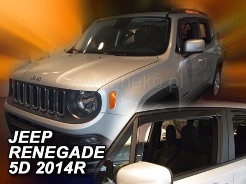 Heko 2 Dílčí deflektor  Jeep Renegade 5 dveře SUV 2015- (19126)