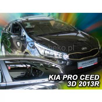  Heko 2 Dílčí deflektor  KIA Pro Cee d 3 dveře hatchback 2012- (20115)