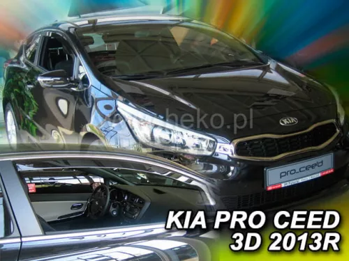 Heko 2 Dílčí deflektor  KIA Pro Cee d 3 dveře hatchback 2012- (20115)