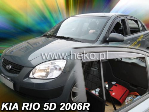 Heko 4 Dílčí deflektor  KIA Rio 5 dveře hatchback 2005-2011 (20149)