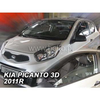   Heko 2 Dílčí deflektor  KIA Picanto 3 dveře hatchback 2011- (20154)