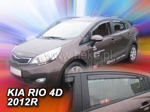 Heko 4 Dílčí deflektor  KIA Rio 4 dveře sedan 2011- (20157)