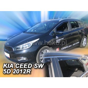   Heko 4 Dílčí deflektor  KIA Cee d 5 dveře combi 2012- (20160)